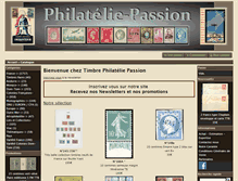 Tablet Screenshot of philatelie-passion.com